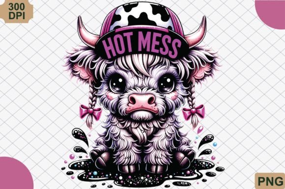 Download Hot Mess Cute Highland Cow Png - Highland cow png Collection