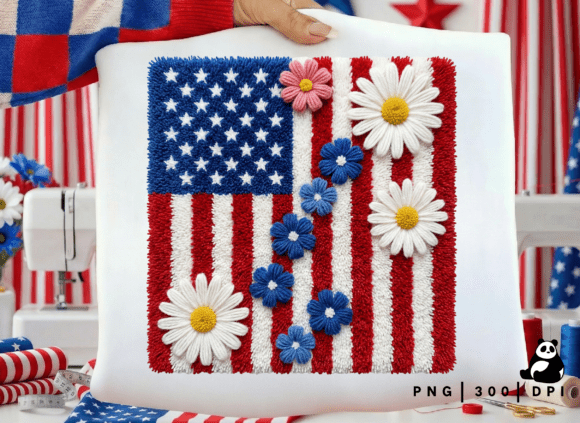 Download Faux Yarn American 4th of July Png - Premium Resources