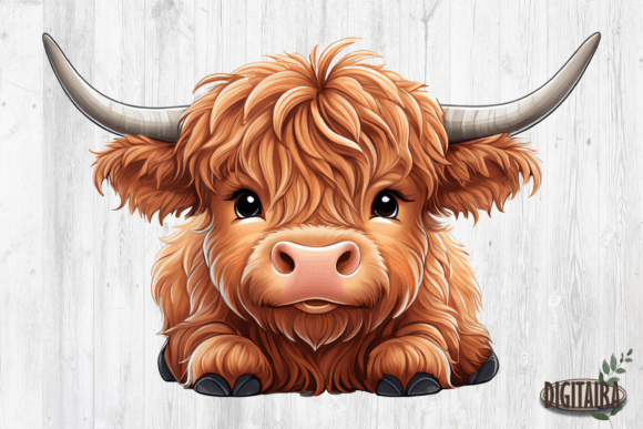 Download Cute Baby Highland Cow PNG - Highland cow png Collection