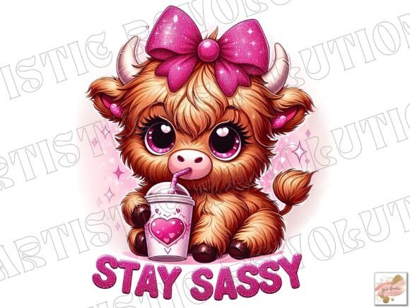 Download Baby Highland Cow Png - Sassy Girly Png - Highland cow png Collection