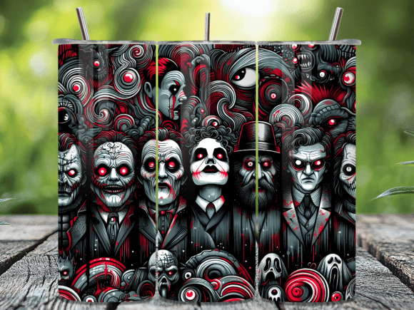 Download Dark Horror Zombified Men Tumbler Wrap - Men tumbler wrap Collection