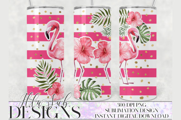Download Pink Flamingo Tumbler Wrap Tapered - Premium Resources
