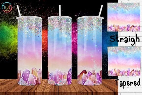 Download Crystals Boho Tumbler Sublimation Design - Boho tumbler Collection